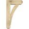 Ekena Millwork Thorton Craftsman Rough Sawn Bracket w/ Offset Brace, Douglas Fir, 6"W x 16"D x 28"H BKT0604X16X28THR04RDF - alternate 3
